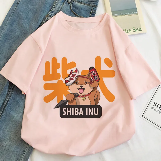 Cat Kawaii Cartoon Pattern T shirt Women H - Shop at LoveMi