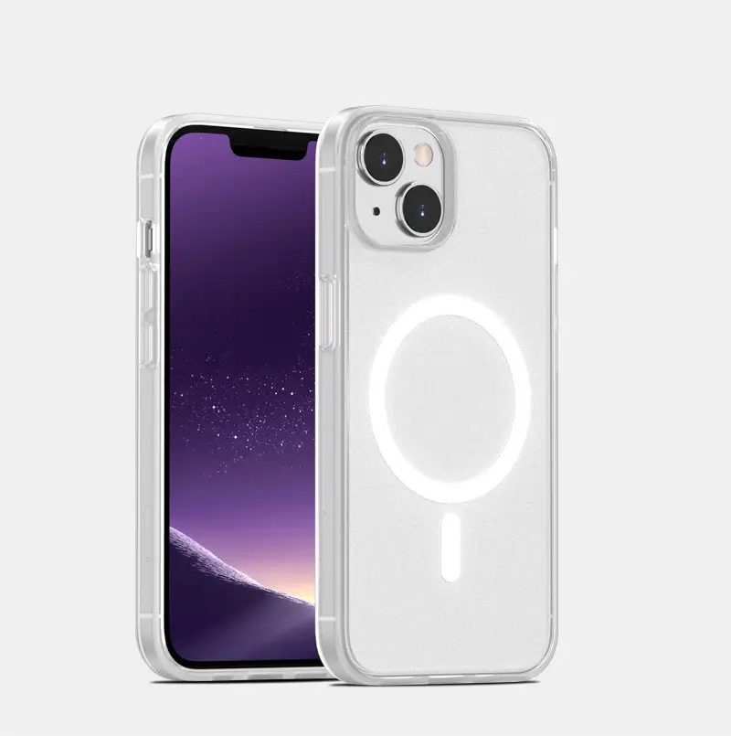 Magnetic Suction Phone Case With Skin Sensation And Oil Spray