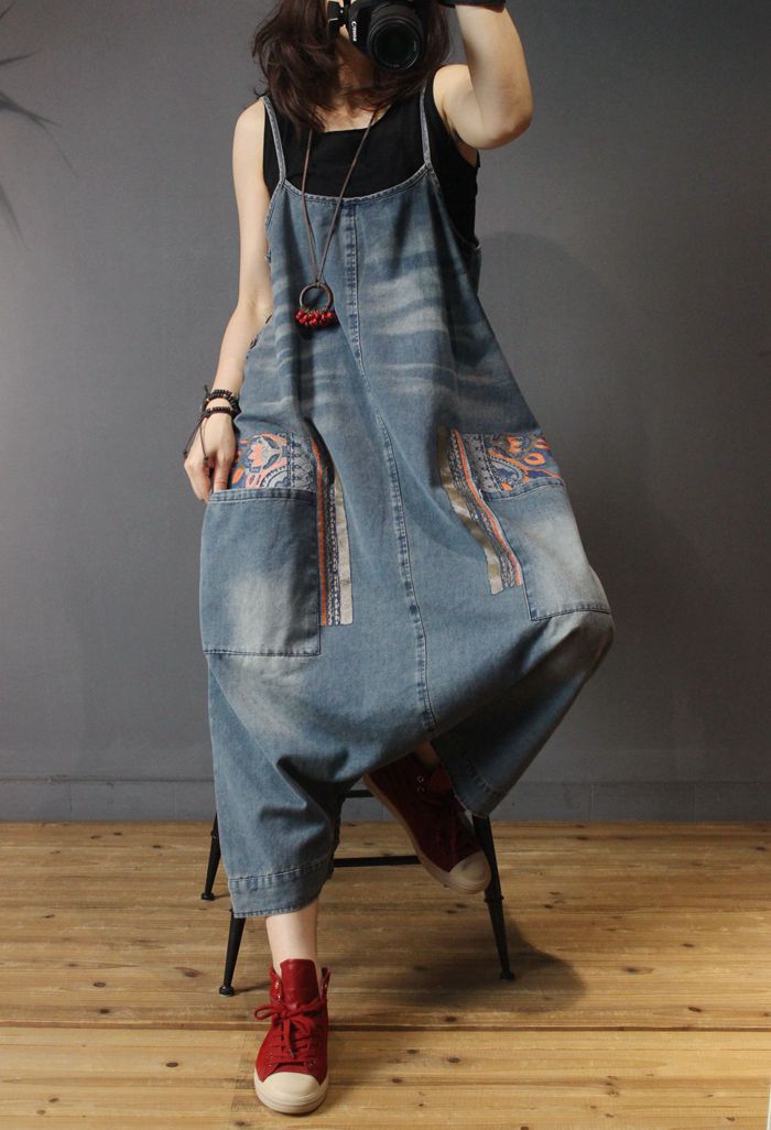 Women’s Loose New Style Denim Overalls