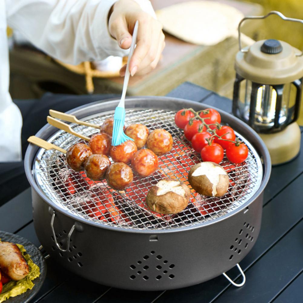 Title 17, Afneembare, deelbare grill voor camping en BBQ....