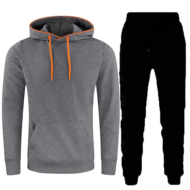 Men's Comfort and Leisure Casual Hooded Pullover Sweater Pocket