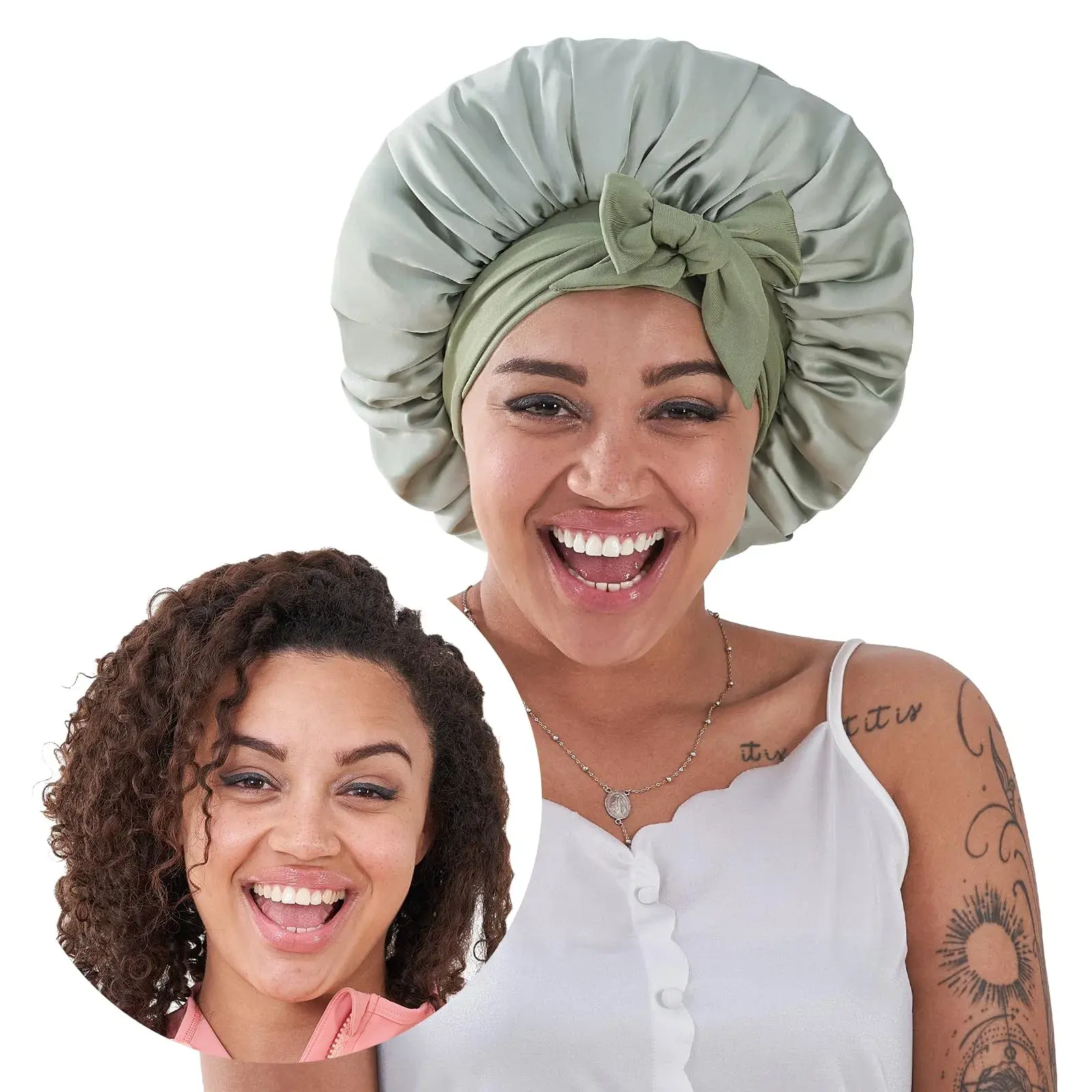Silk Bonnet For Sleeping Women, Satin Hair
