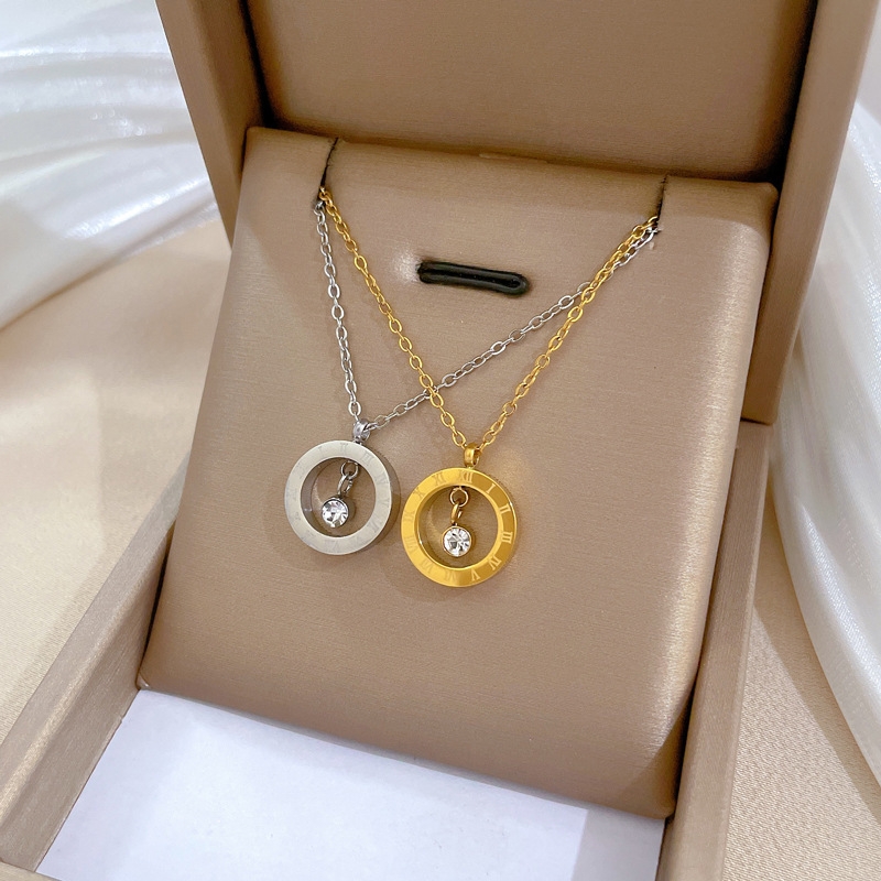 Women's Simple Pendant Short Ring - 5