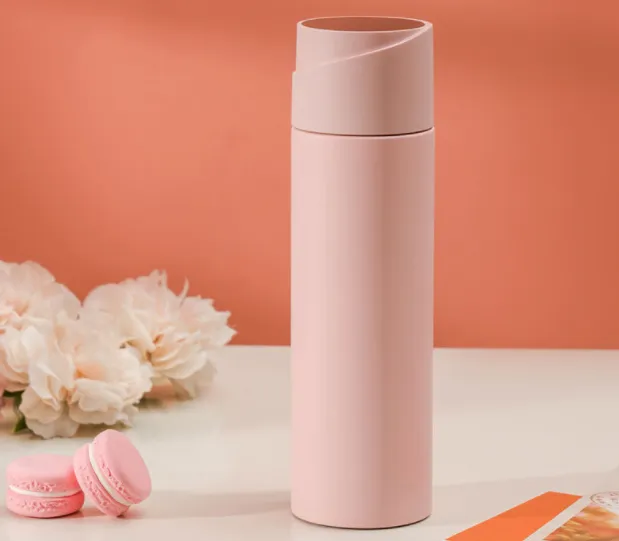 Intelligent Temperature Display UV Sterilizing Water Cup - Pink