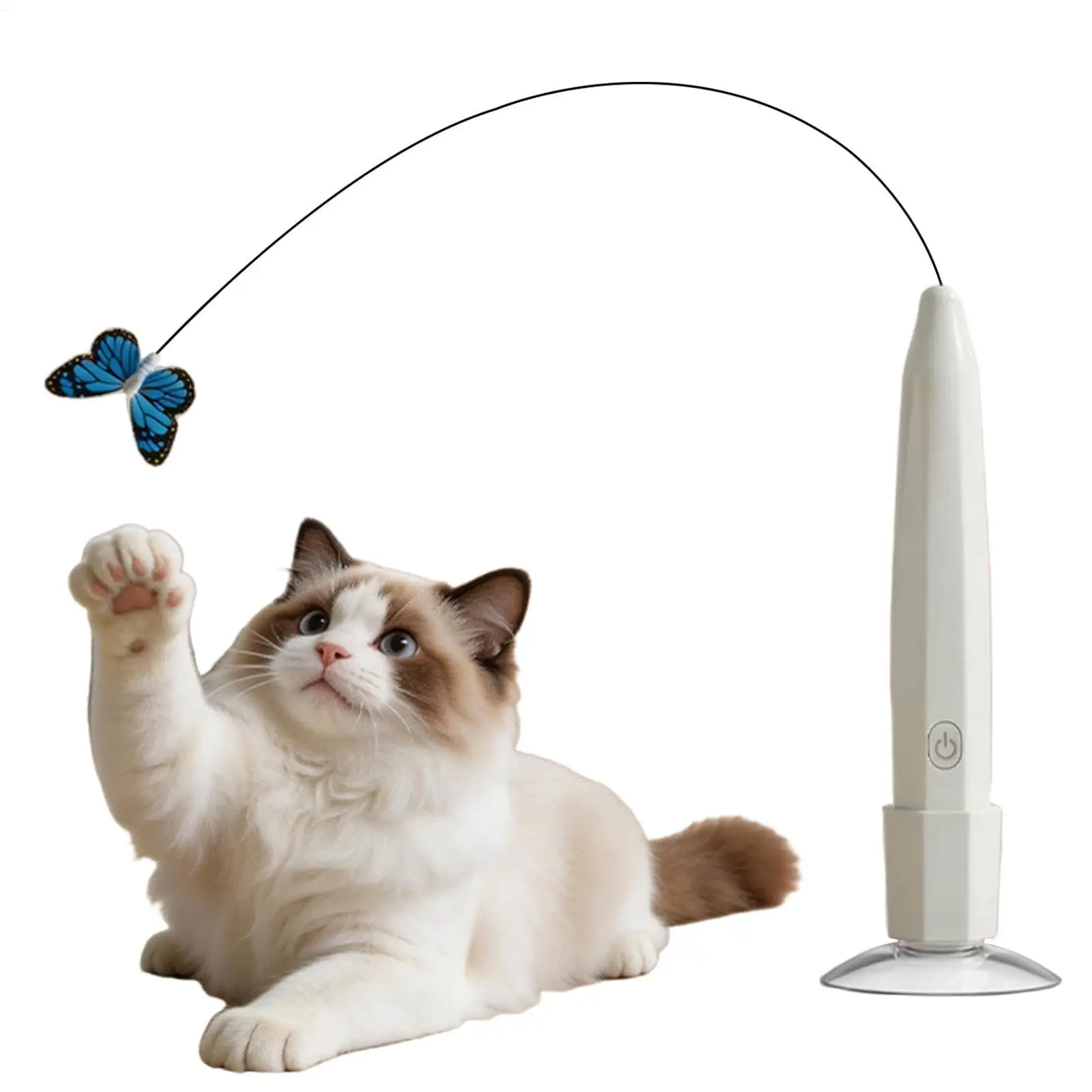 Fluttering Butterfly Interactive Automatic Electric Cat Teaser