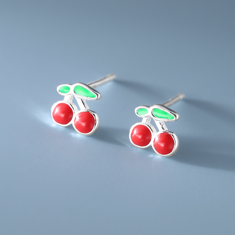 Title 1, 925 Sterling Silver Cherry Women