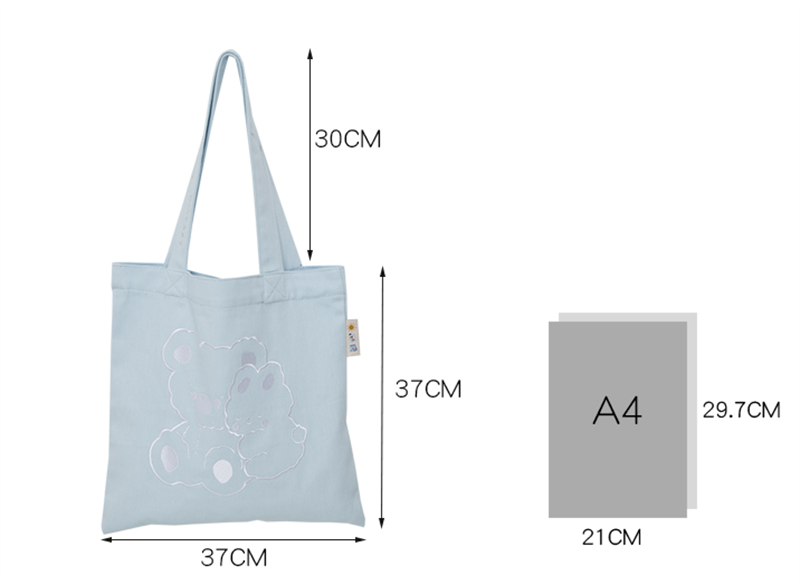Women's Single Shoulder Portable Light Literary Cloth Bag