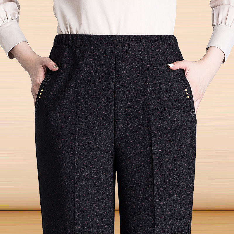 Title 6, Casual Straight-Leg Pants for Middle-Aged and E...