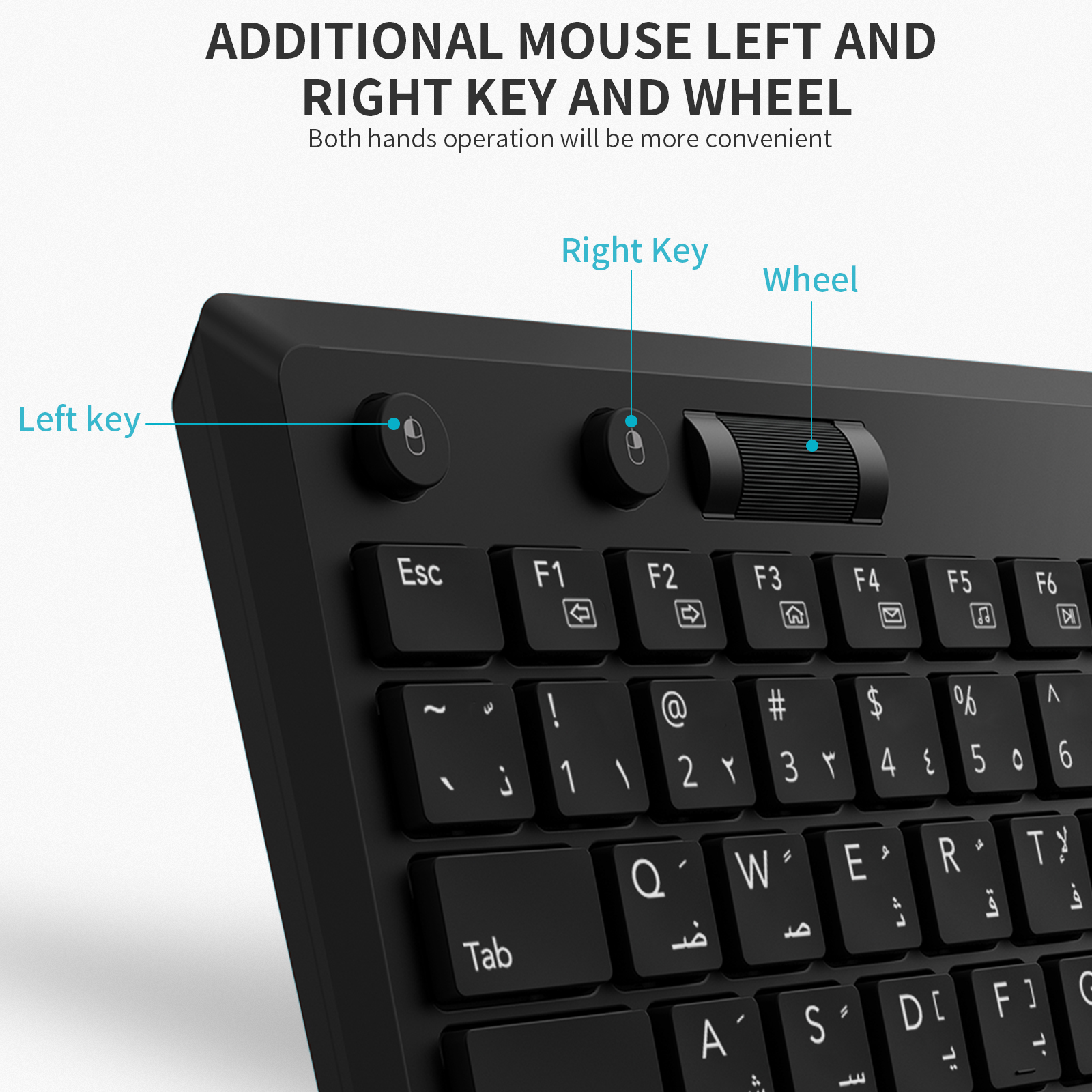 Trådløst tastatur - Miniatyr 6
