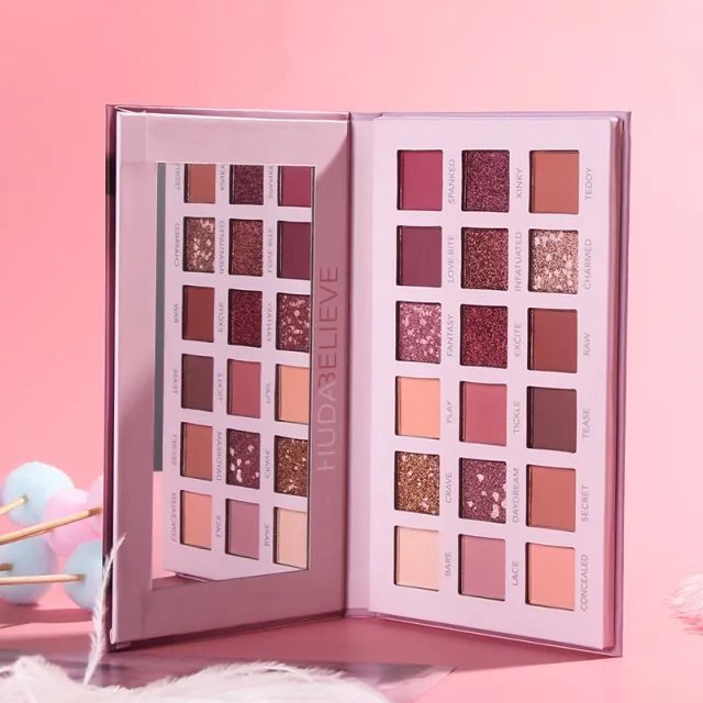 Glitter Pearly Matte Large Sequins Eighteen Color Eyeshadow Eyeshadow Palette - Shop at LoveMi