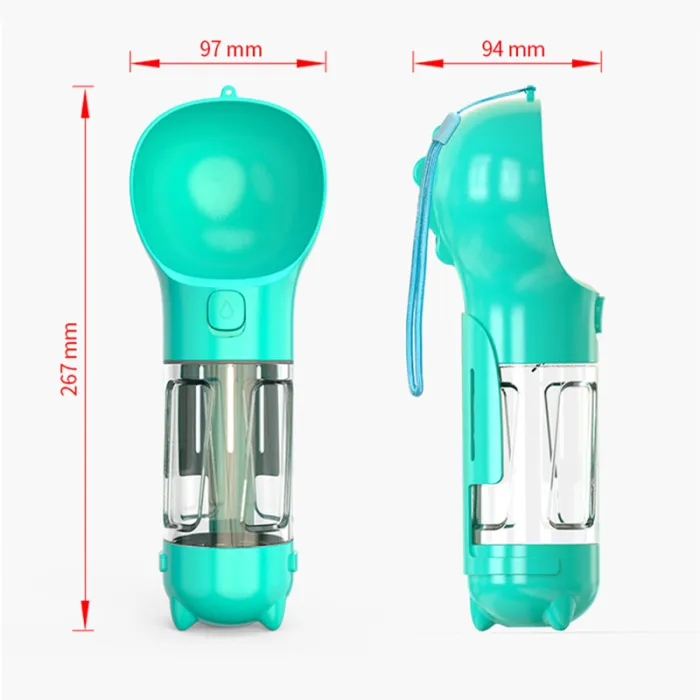 3-in-1 Portable Pet Water Bottle - detail photo 10