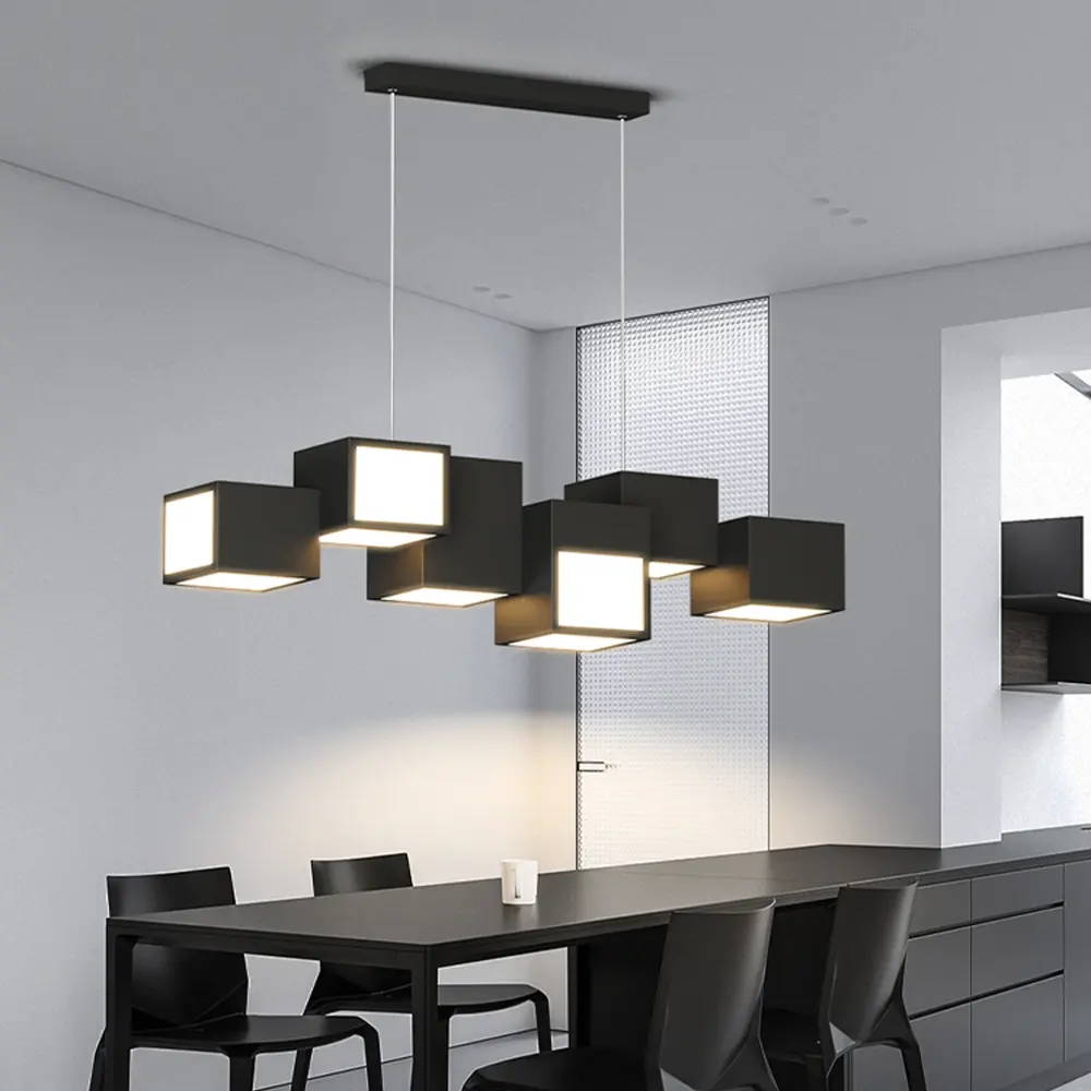 Creative Geometry New Style Ceiling Lamp in Living Room