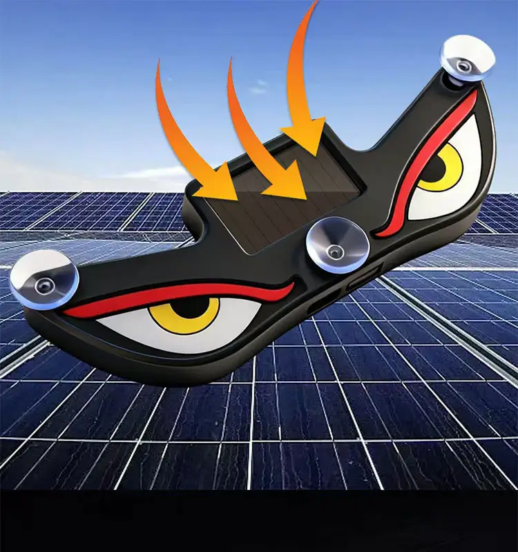 2026 New Car Accessories, Solar Devil Eyes