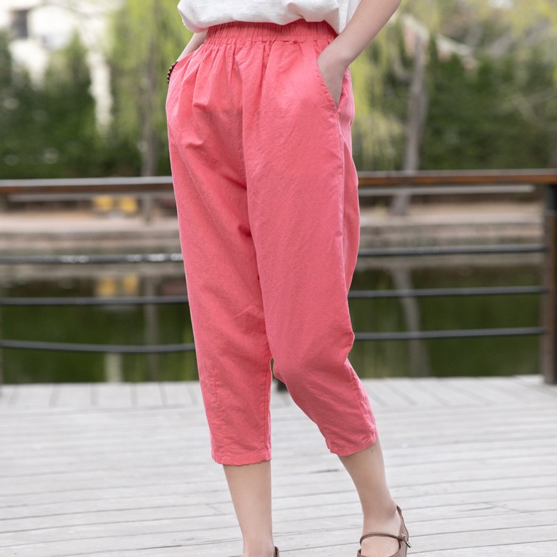 Title 8, Spring And Summer Cotton Linen Women