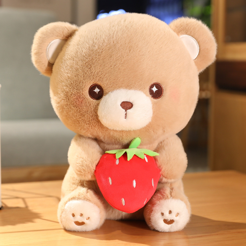 Sitting Strawberry Bear