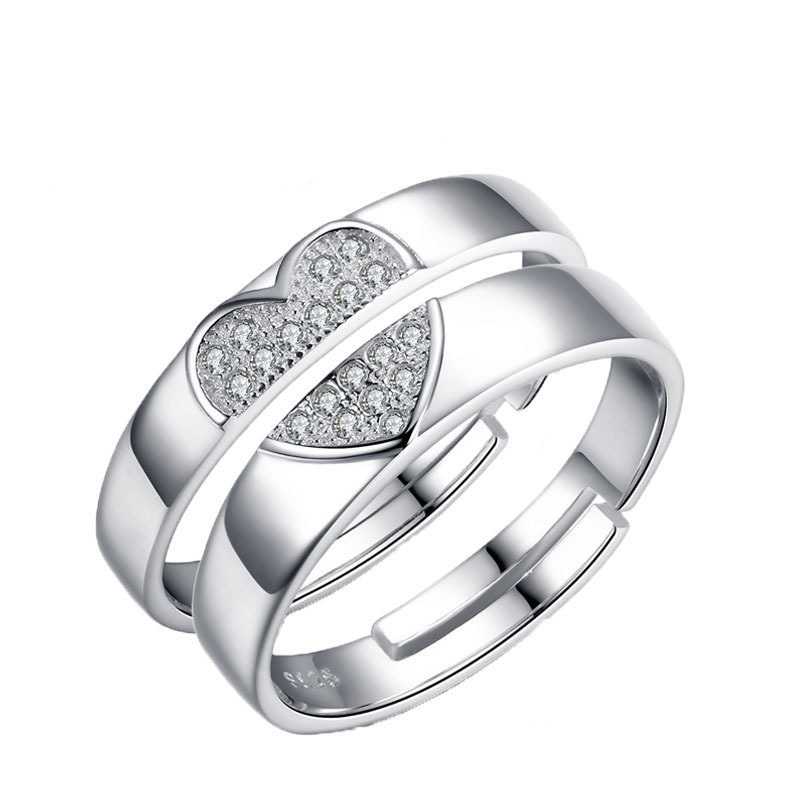 One Arrow Through The Heart Creative New Heart-shaped Ring Women