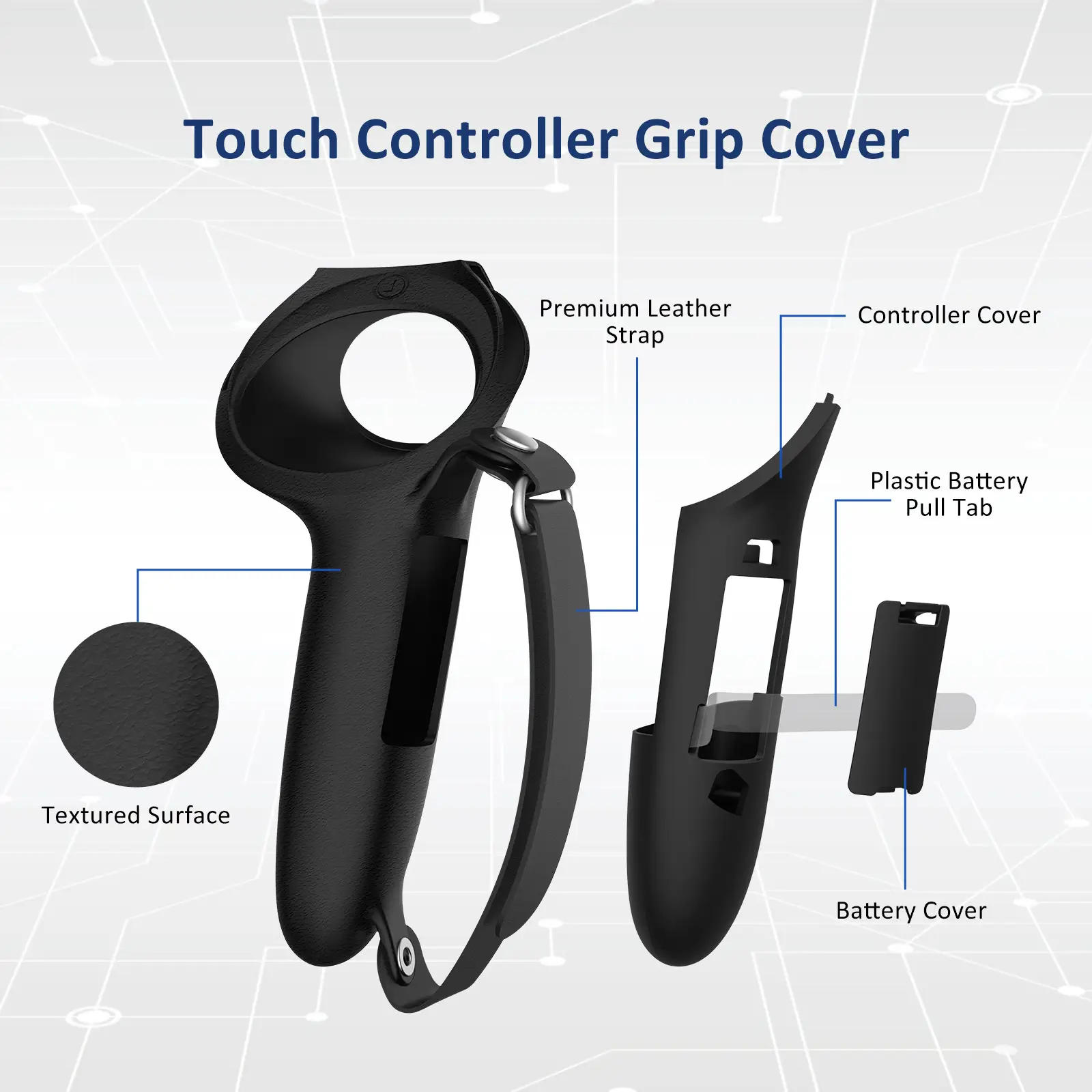 Handle Silicone Protective Sleeve Lengthened Quick Power Change
