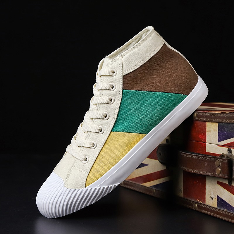 Title 7, Shell head high-top canvas men