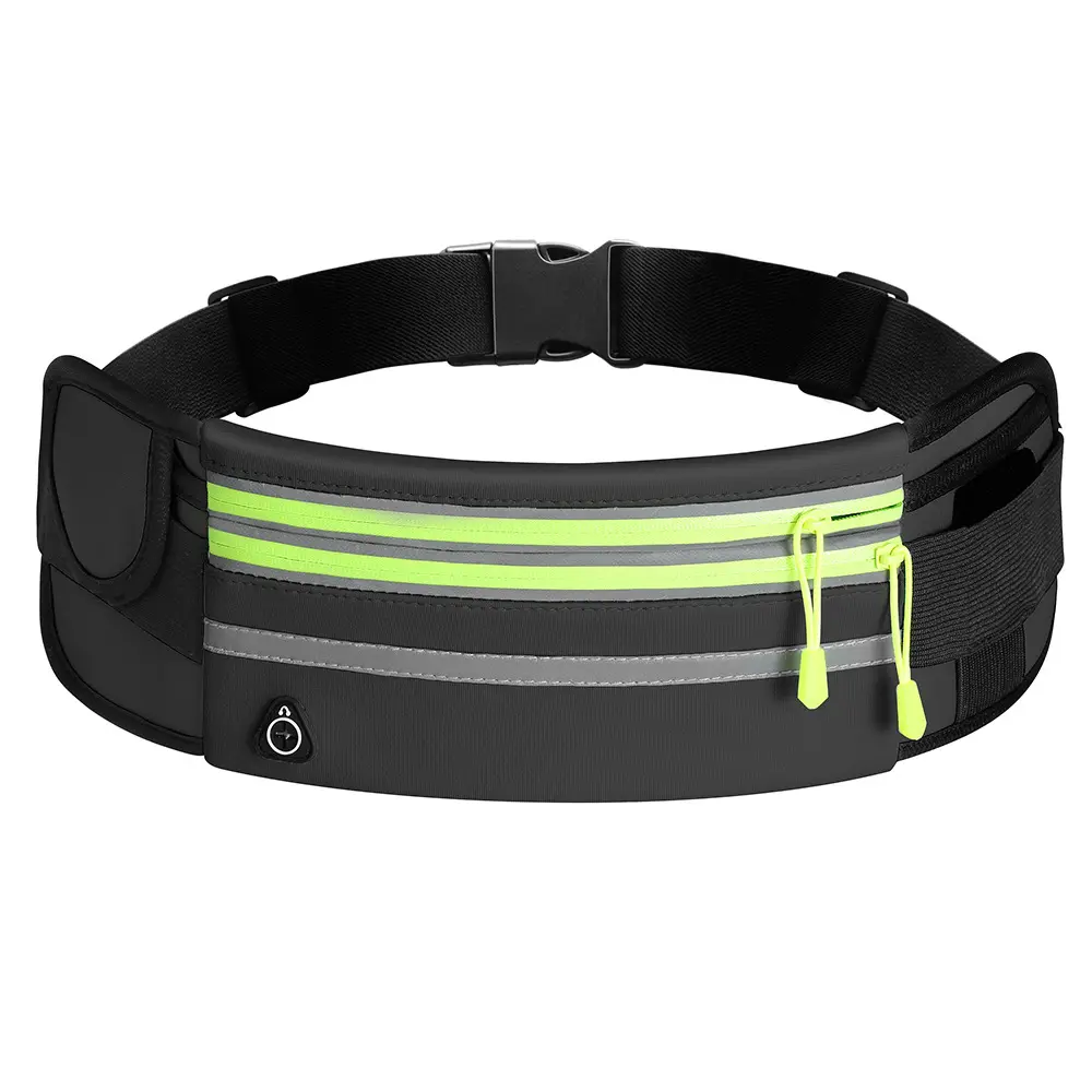 Double Zippers Waist Bags Waterproof Sports Running