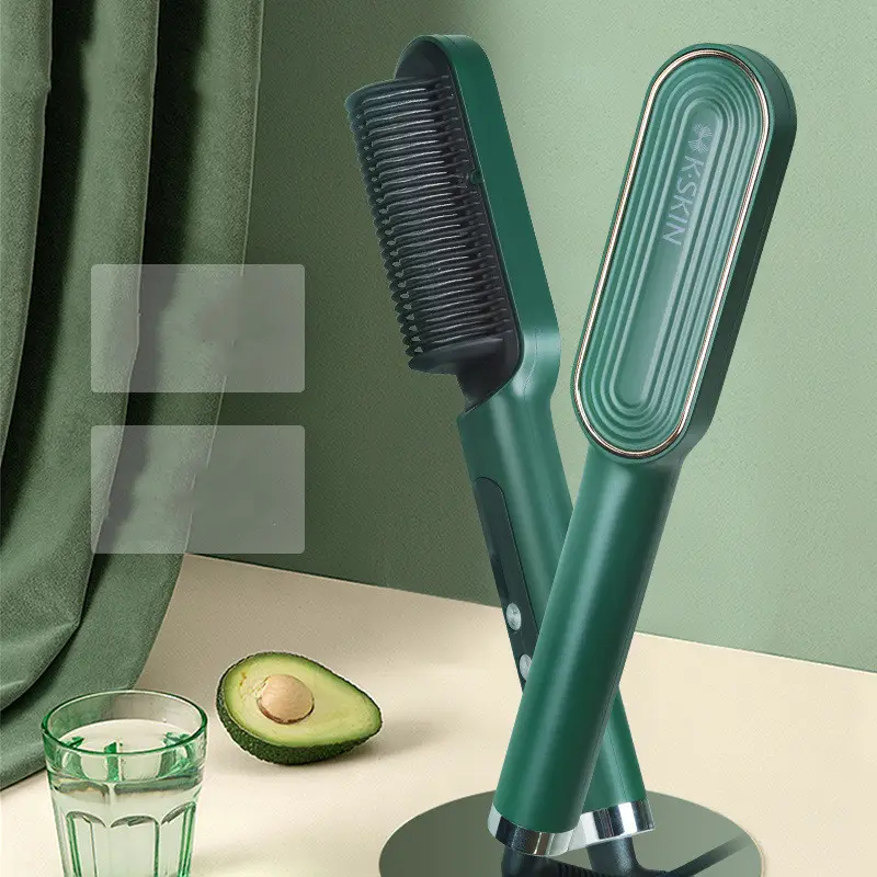 Negative Ion Hair Straightening Comb and Curling Iron