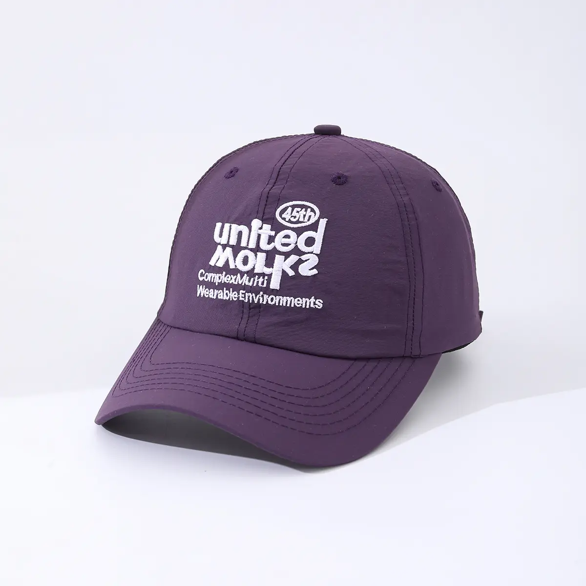 Men's Embroidered English Multi-letter 45th Adjustable Beanie Cap With Stylish And Simple Design. Suitable For Mountain Climbing, Traveling, Fishing And Hiking.
