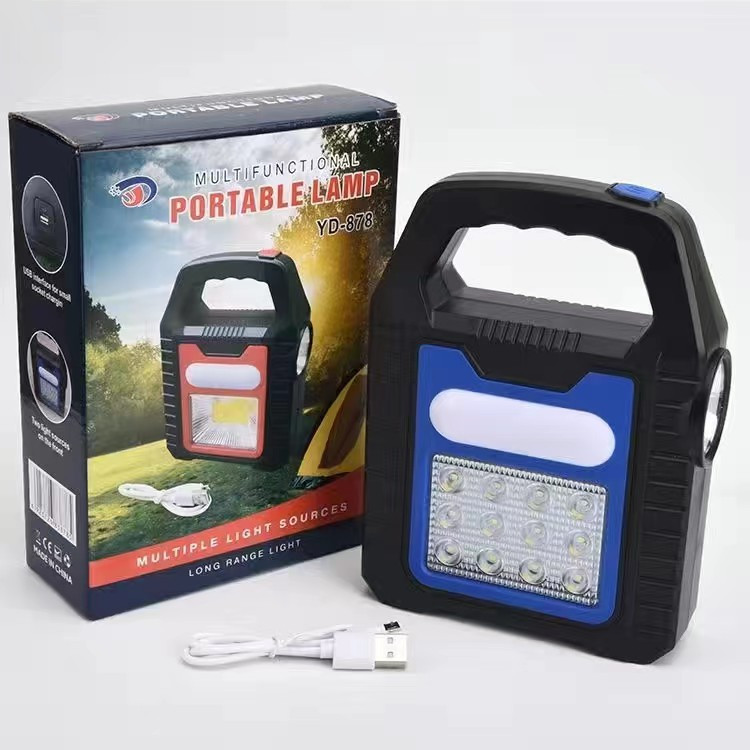 Lámpara solar recargable de camping