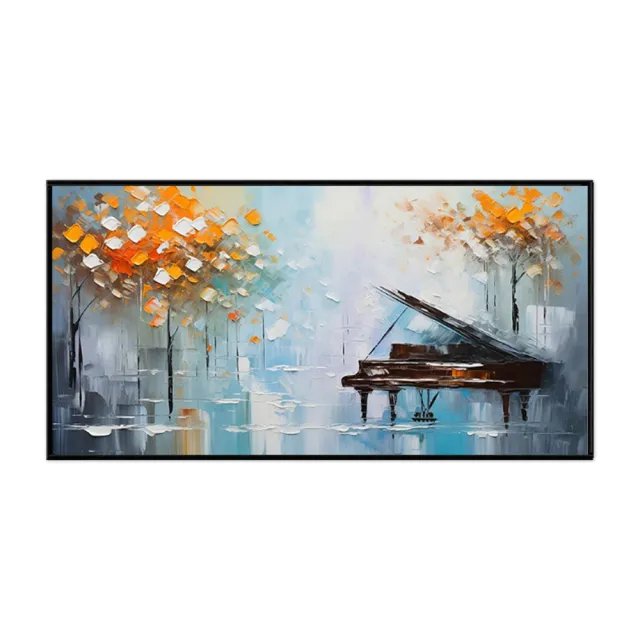 Handmade Oil Painting Palette Knife Tree Oil Painting On Canvas Wall Art Decoration Modern Piano Abstract Landscape Artwork Wall Pictures Decor For... Without Inner Frame - Shop at LoveMi