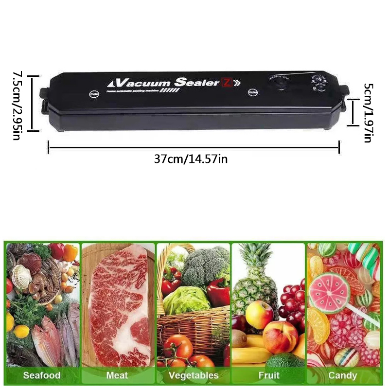 Vacuum Food Sealer Automatic Manual Dry Wet Pack Machine With 60 Bags UK — image 10