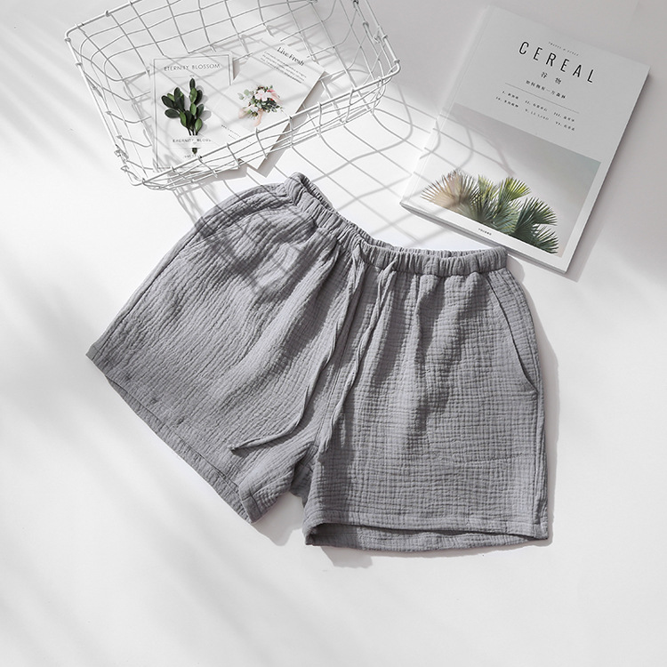 Womens Light Grey CrepeShorts