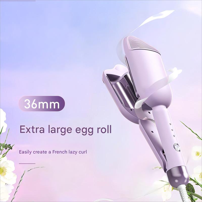 Cat's Paw French Omelet Curling Iron Large Omelet Sheep Curl Curling Artifact Purple - Shop at LoveMi