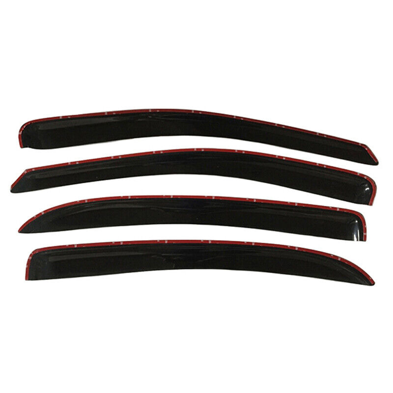 Sedan Acrylic Window Visors Air Deflector 4PCS Set 4DR 2