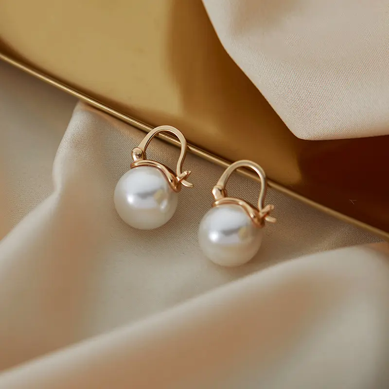 New Style High-end Sterling Silver Earrings French