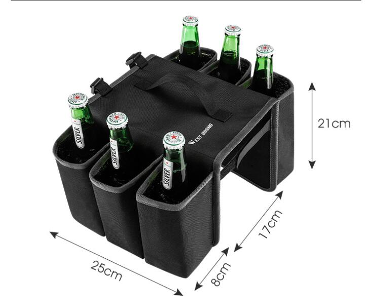 Bicycle Double-sided Beverage Anti-scratch Shelf Bag