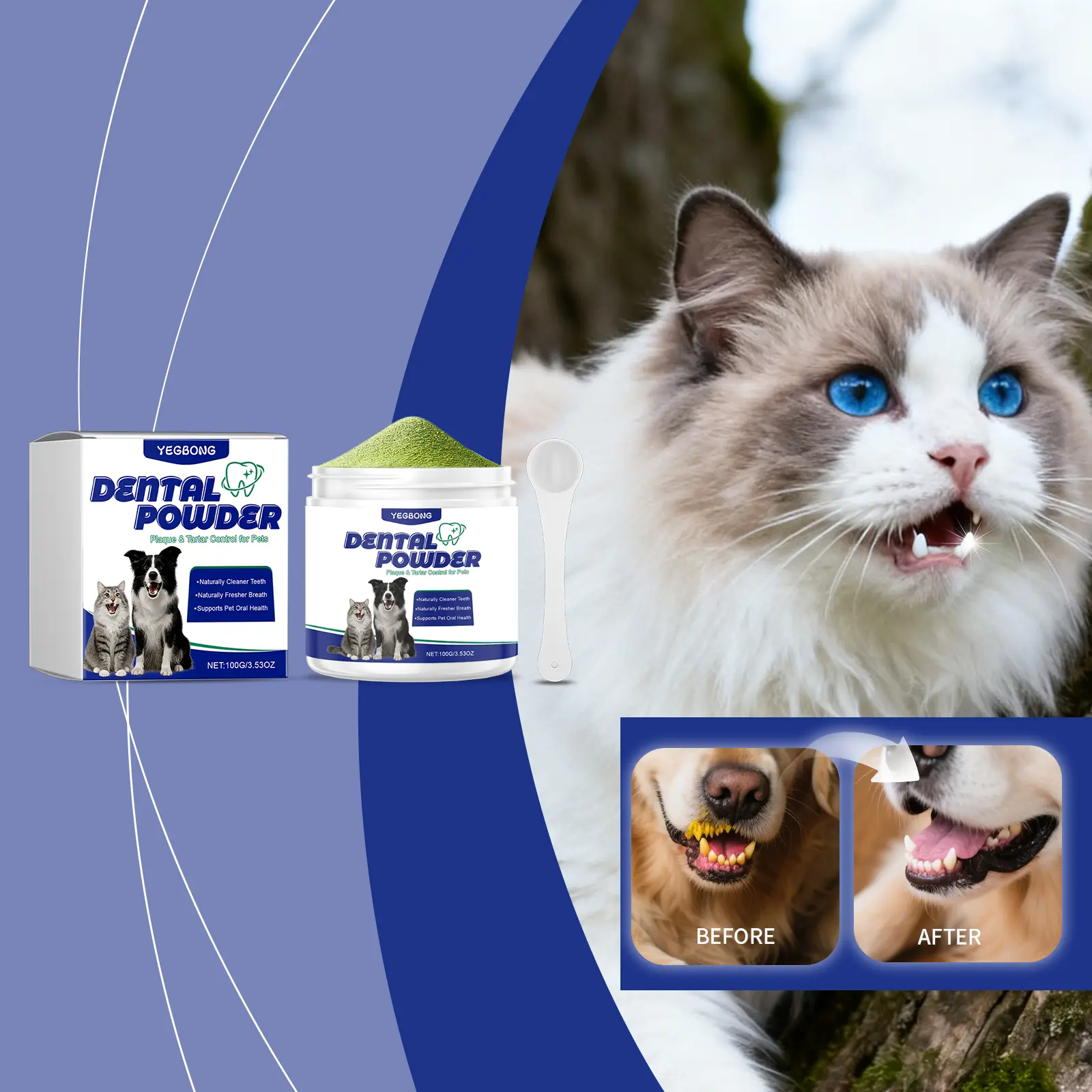 Pet Teeth Cleaning Powder