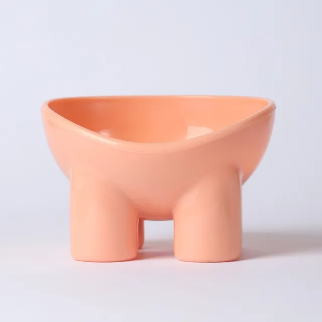 Dog Cat Bowls Stress Free Pet Feeder And Waterer With Base Anti Vomiting Tilted Raised Nonslip Pink - Shop at LoveMi