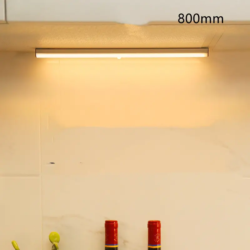 Human Body Induction Smart Wireless Long Night Light Bedroom Wiring Free Charging Lamp