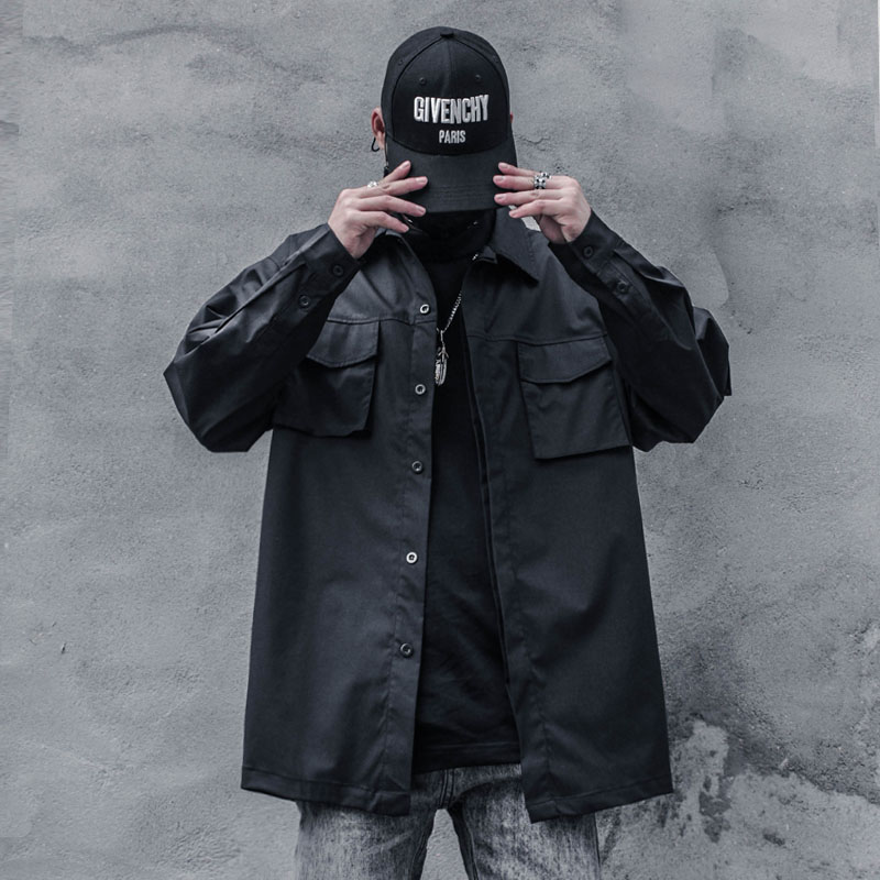 Dark Wind Loose Functional Tooling Shirt