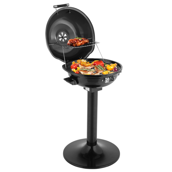 Electric BBQ Grill With Stand view 8