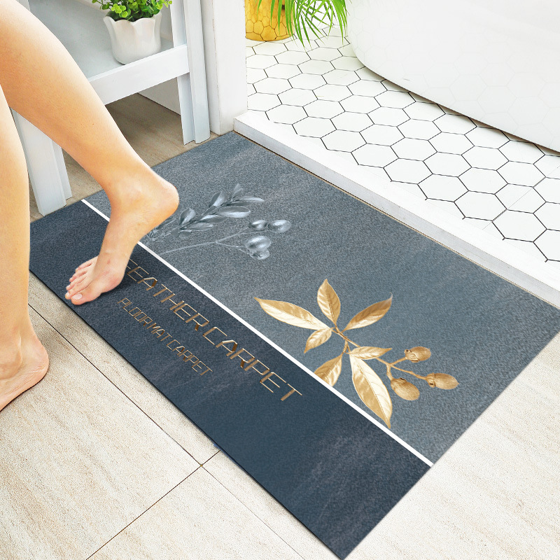 Bathroom Entrance Mat Scientific And Technological Cloth Rubber Water Absorbing Mat