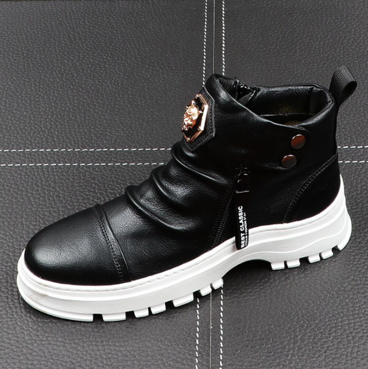 Title 3, Martin Boots High-Top Pi Yinglun Trend Cowboy