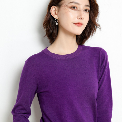 Title 3, Loose And Versatile Round Neck Wool Base Sweater