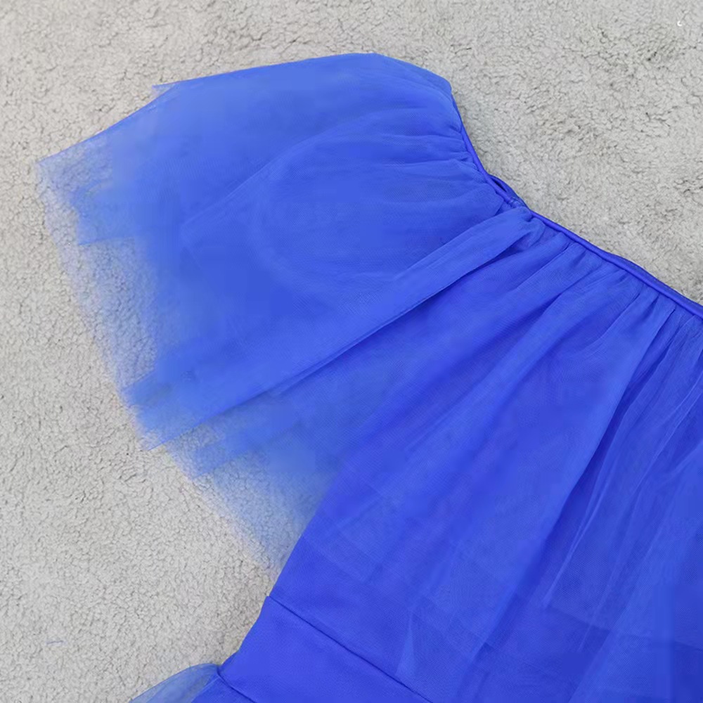 Mesh High-Slit Maxi Dress, picture 3 of 10