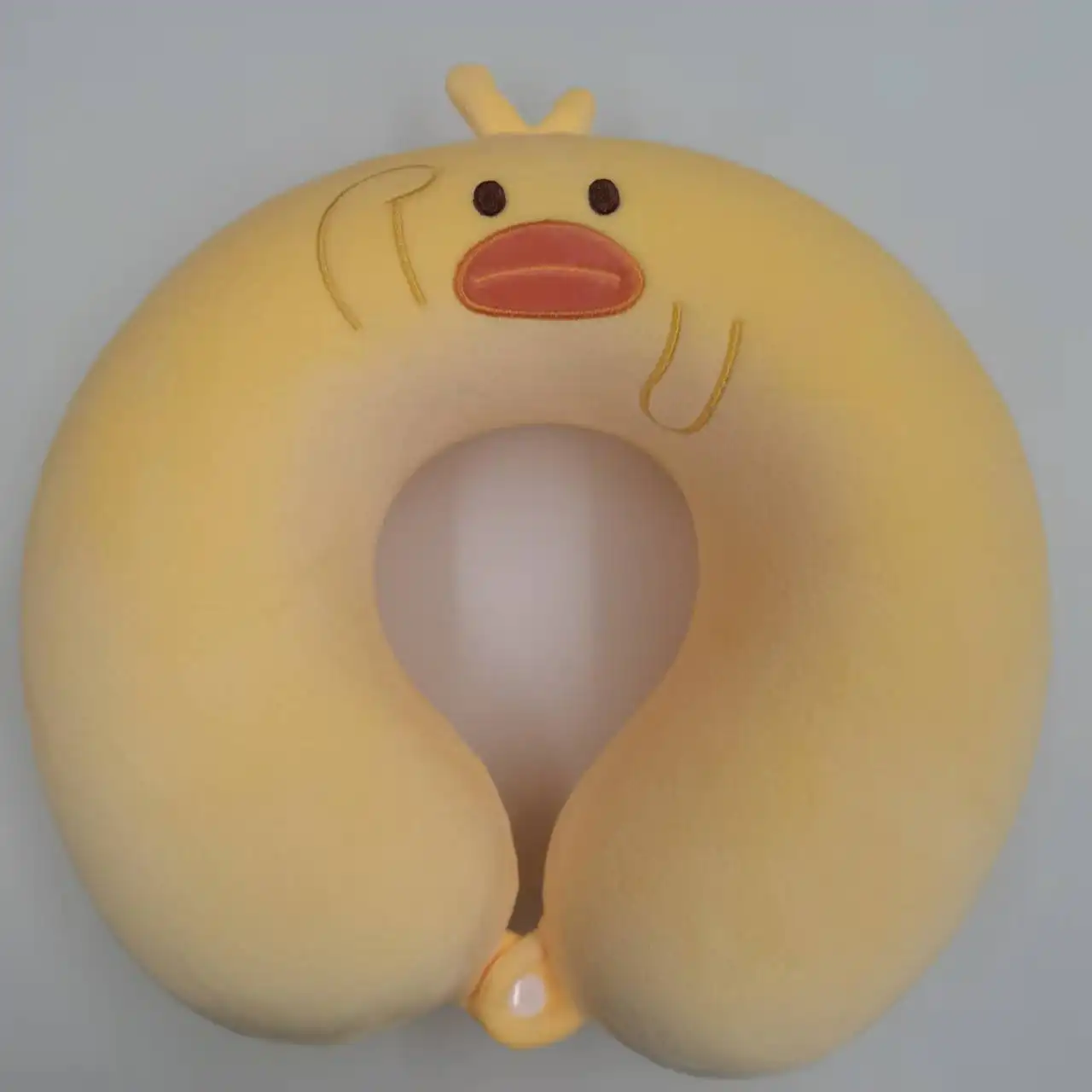 Cute Yellow Duck UShaped Neck Pillow, Memory