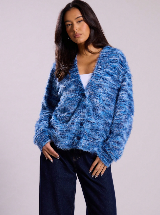 Oversized Textured Cardigan Spring Casual