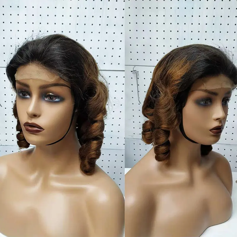 Double Drawn Funmi Hair Wigs Lace Wig Spring Curly