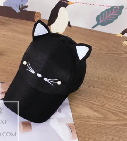Sunshade Women's Cotton Polyester Duck Tongue Hat Black - Shop at LoveMi