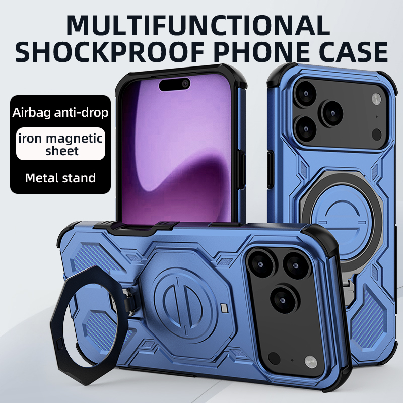 For I Phone 17 Pro Case Phone Cover Shockproof Kickstand Rugged Magnetic 8