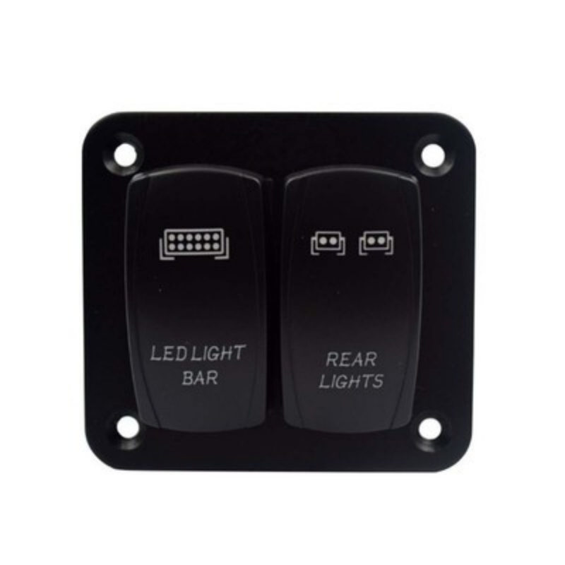 Rocker  Panel Housing Holder Waterproof Rocker 2 Way