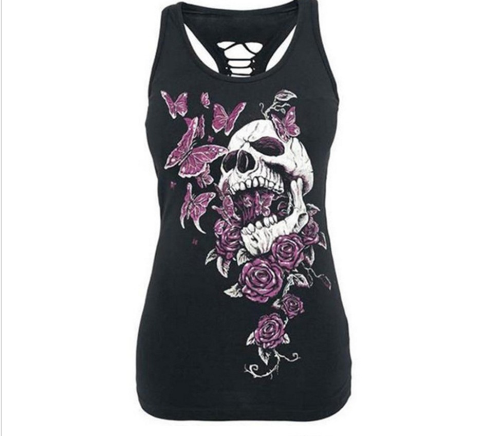 Title 8, Skull print vest