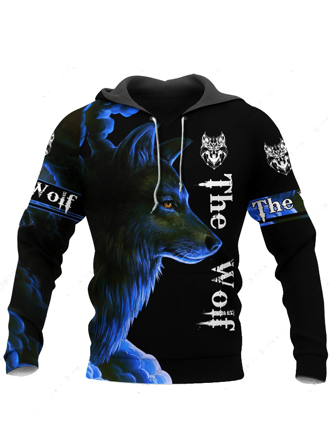 Fashion 3D Sweatshirt Men's Cool Viking Print